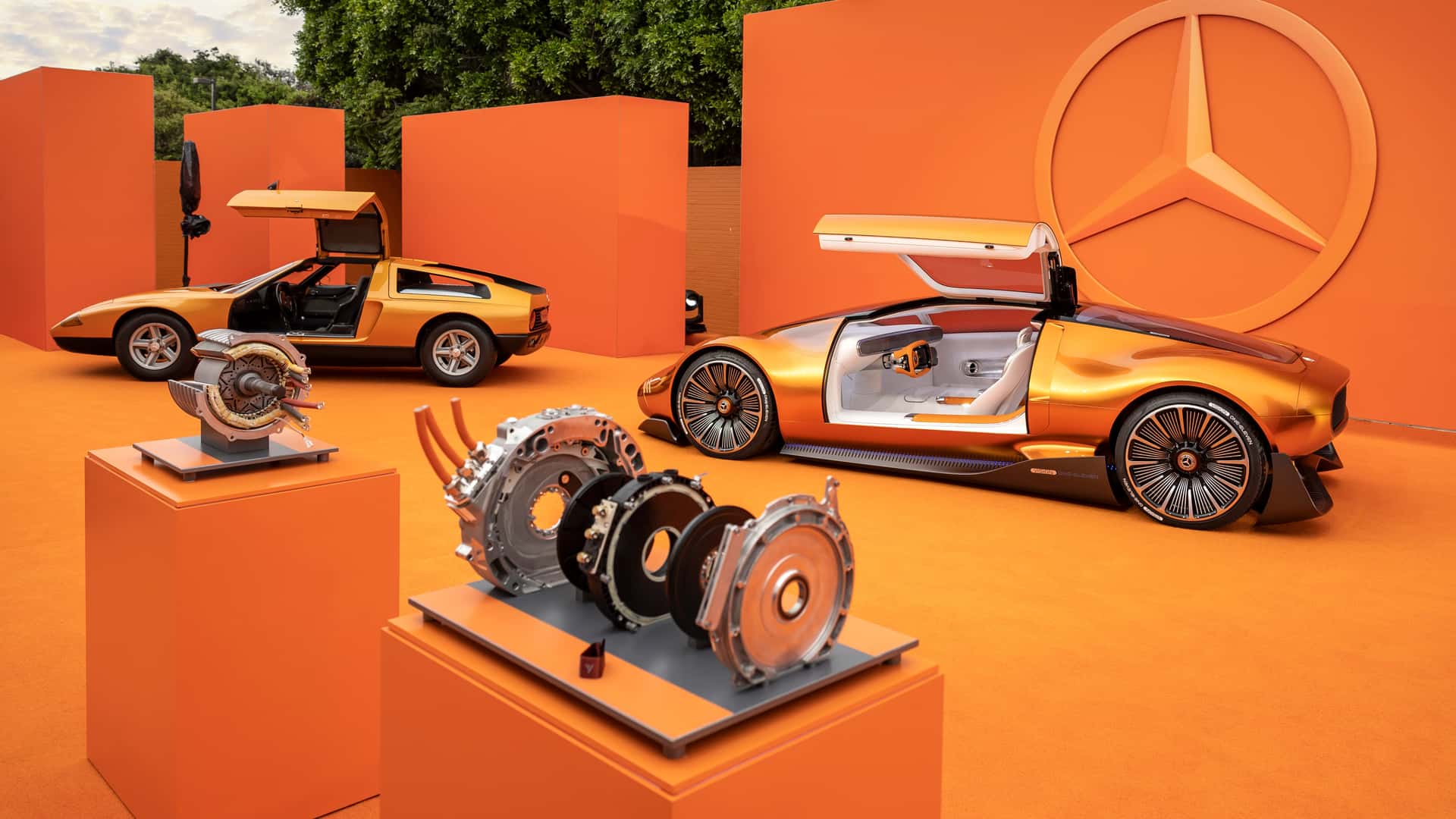 mercedes benz vision one eleven with exploded axial motor